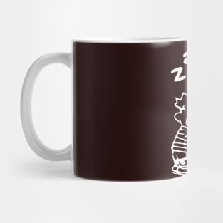 Astrazeneca peeing on covid Mug